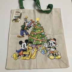 PRIMARK London Santa Mickey Tote Bag Goofy Pluto Christmas 2025 Disney New