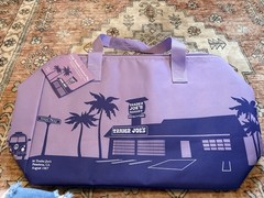 Trader Joe’s Lavender Insulated Shopping Cooler Bag purple rain 2026 release