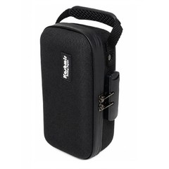 Kashmir Smell Proof Bag with Combination Lock Odor Travel Small, Black