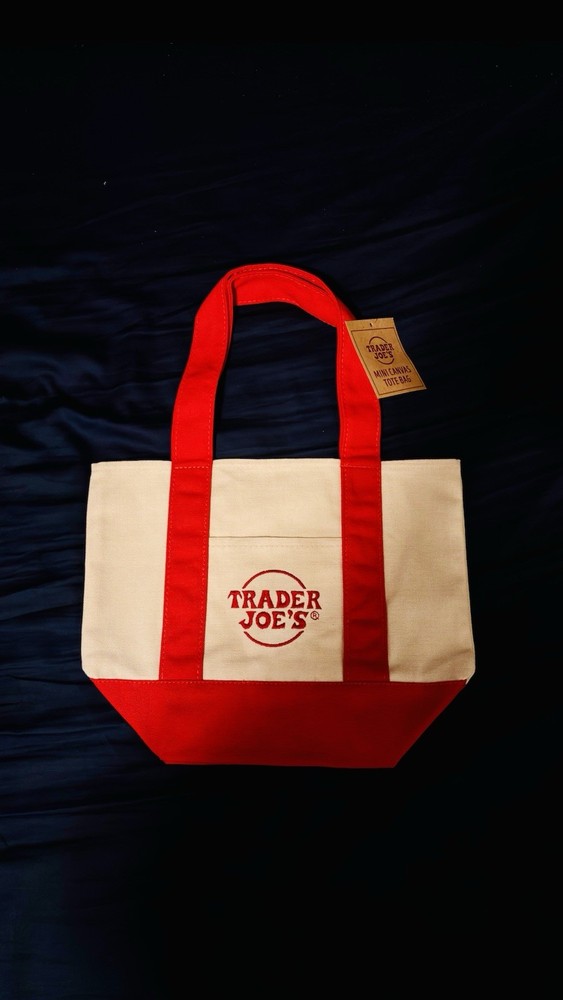 Trader Joe’s Holiday Red Mini Tote Bag (2025 Limited Edition)