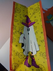 2 HEB 13 x 10 Ghost Candy Halloween Trick or Treat Bags Orange