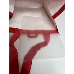 Set 2x — Wegmans Red Christmas Holiday Heart Reusable Grocery Tote Gift Bag NWT!