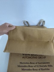 Lot Of 2 Washable Paper Mercedes-Benz Paper Tote Bag 12”x 13”x7.5” Gift Bag New