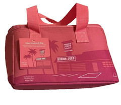 Bundle Set of 2: Trader Joe’s Mini Insulated Cooler Bag: Peach & Pink! NWT!