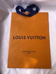Louis Vuitton Paper Shopping Bag Reusable Orange 14″ x 9.6″ x 4.3″