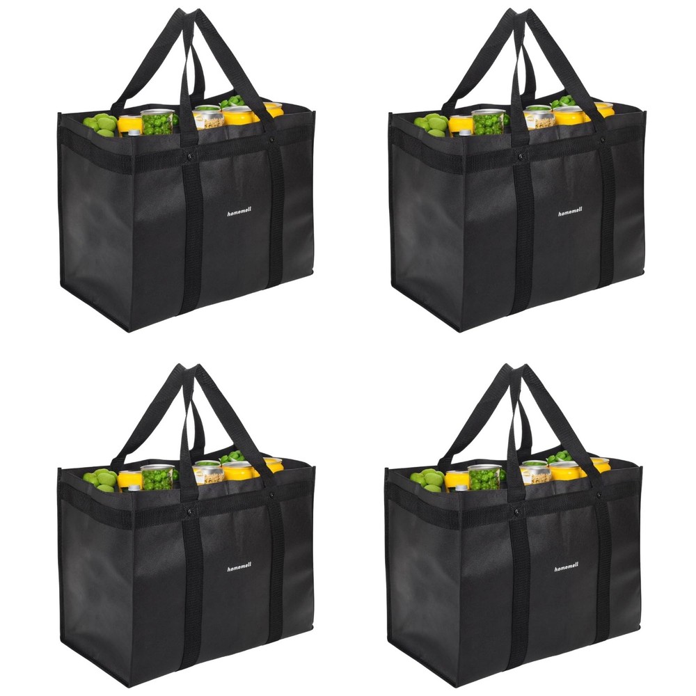 Homemell Heavy Duty Reusable Grocery Bags, Large Collapsible Tote Bag Holds 1…