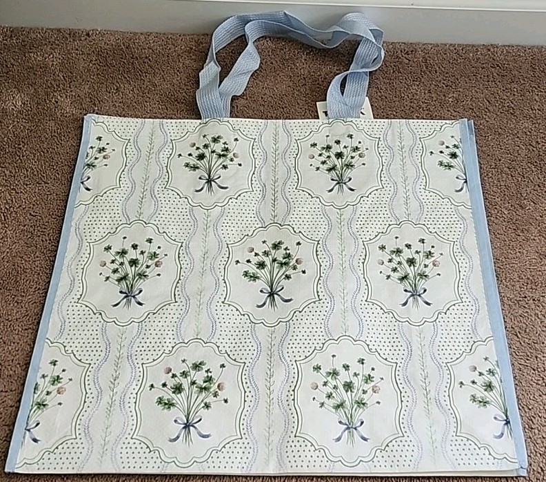 Marshalls – Elegant Spring Flower Bouquets -Large Reusable Shopping Tote Eco Bag