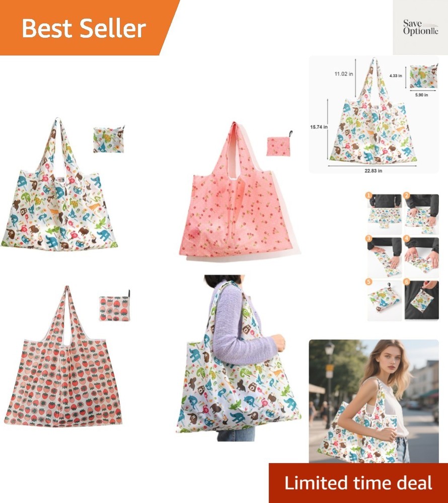 Extra Large 50lbs Foldable Reusable Shopping Bags kitchen reusable grocery ba…