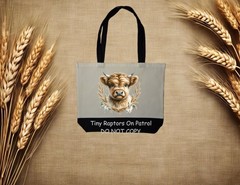 Highland Cow~ Canvas Tote Bag~FREE shipping~shopping~CHOICE~Reusable~Gift~USA