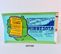 Trader Joes Minnesota Regional Reusable Tote Bag NWT L Etoile du Nord 6 Gallon