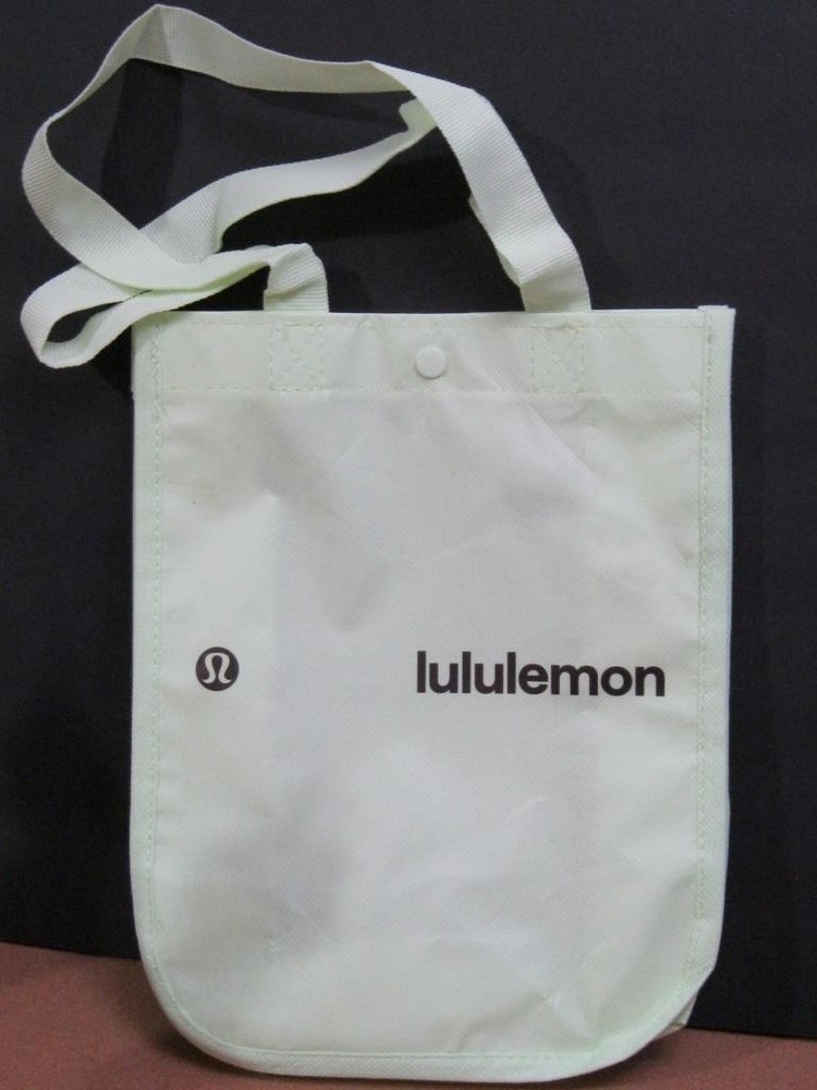 SMALL SM Reusable Lululemon LULU LEMON Clothes-mint green SHOPPING BAG 11x9x4″