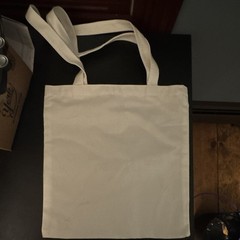 Casamigos White Canvas Logo Tote Bag Medium 15x12x16 in Reusable Shopping