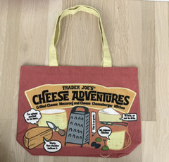 Trader Joe’s | Cheese Adventures Canvas | Tote Bag | Reusable Grocery Shopping