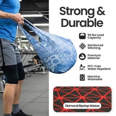 Sling Bag Men Women Ultra Lightweight Heavy Duty Foldable Crossbody Reusable