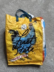 Trader Joe’s Reusable Shopping Tote Bags Lot of 6 City State TJ