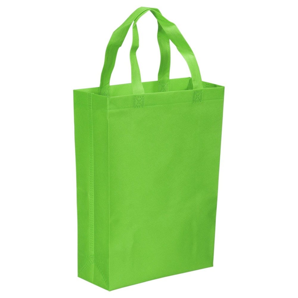 36x25cm Reusable Gift Bags 10pcs Vertical Shopping Bag Green