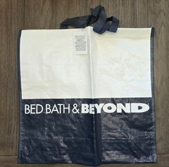 BED BATH & BEYOND Tote Reusable Over Sized Shopping Bag L18.5 x W6.5 x H17.75 in