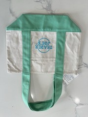 Trader Joe’s Mini Pastel Green Canvas Tote Bag Limited 2025 Edition Brand New
