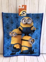 Minions Despicable Me Reusable Bag + Play Pack+ 5 Collectible Toys Halloween New