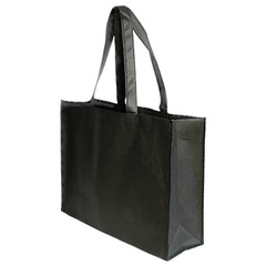 Shopping Bag Tote Bag Eco Friendly Gift Promo Bag Wholesale Black (Large) 100PK