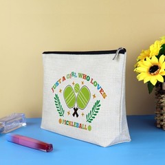 Pickleball Girls Gifts Lover Gift Makeup Bag Pickle