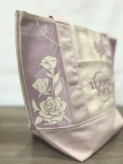 Made To Order – 4PC Hand-Painted Trader Joe’s Striped Mini Totes in all colors