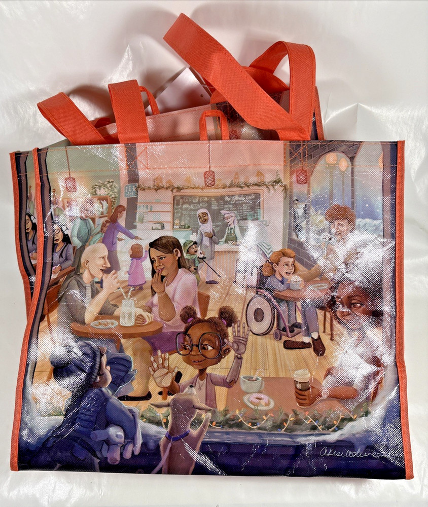 Angelina Kisiloski Art Walmart Reusable Shopping Bags Diversity Disability 2024