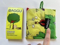NEW! Baggu x Peanuts STANDARD BAG in “Kite Eating Tree” Ltd. Ed. SOLD OUT/RARE!