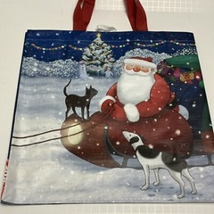 Tesco Father Christmas Tote Bag The Snowman Santa Brings Holiday Cat 2024 New