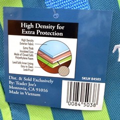 Trader Joe’s 2026 Insulated Mini Tote Neon Lime Embroidered Logo New