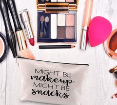 GJTIM Novelty Cute Makeup Cosmetic Bag Might Be MAKEUP SNACKS