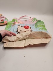 HAWAIIAN HULA HELLO KITTY HAWAII REUSABLE SHOPPING BAG FOLDABLE TOTE