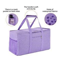 Extra Large Utility Tote Bag,Reusable Shopping Bags with Handles – Waterproof…