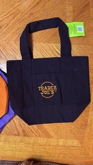 Trader Joe’s Halloween Tote Bag Black and Orange