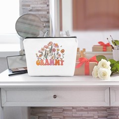 Grammy Gift Ideas Grandma Gifts Cosmetic Bag 9.5*7.1*2 inch, Multicolor0714