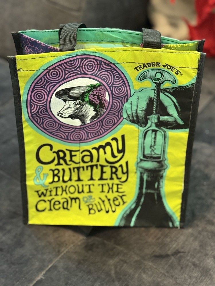 Trader Joe’s Wine Bag Reusable Tote Shopping Bag