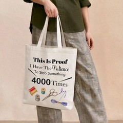 Cross Stitch Project Canvas Tote Bag Sewing Gifts for Women, Cross Stitch Sup…