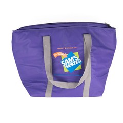 Sams Club Insulated Reusable Tote Bag with Zipper Closure, Purple, California In