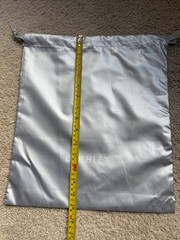 Two Athleta Tote/Drawstring Bags Reusable Grocery Bag Silver Lunch Gym