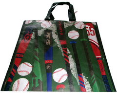 Reusable Tote Bag ~ 20″ X 18″ X 8″ ~ BASEBALL