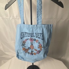 American Eagle Outfitters Grateful Dead Blue Foldable Canvas Shopping Bag