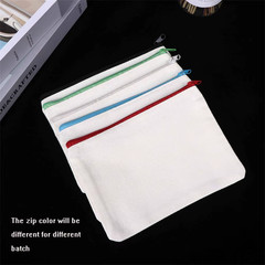 Canvas Cotton Bag Grocery Handbag Foldable Fabric Tote Bag Portable Storage Orga