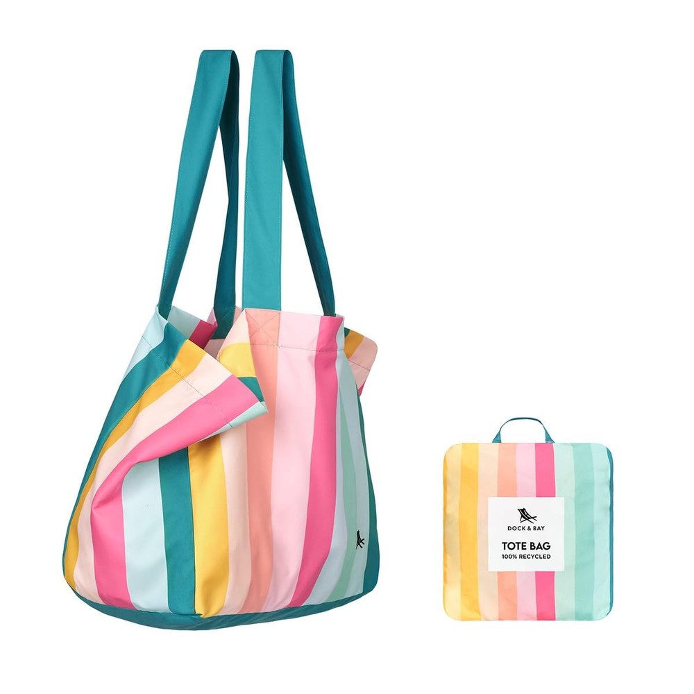 Everyday Beach Tote Bag – Reusable Beach Handbag & Shopping Carrier – Summer …