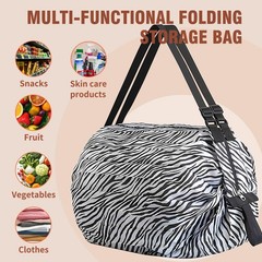 Foldable Reusable Grocery Bags, Heavy Duty Waterproof Shopping Bags, Portable…