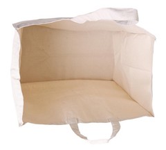 Canvas Grocery Bag – 3 Sizes Set with Sturdy Handle, Long Shoulder Strap, Hea…