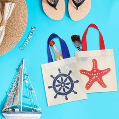 24 Pcs Nautical Gift Bags Nautical Theme Party Favors Non Woven Fabric Anchor…