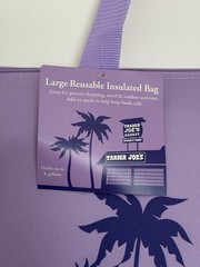 Trader Joe’s Purple Rain Insulated Cooler Bag Large 8 Gallon NEW 2026