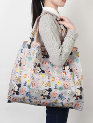 Cartoon Eco Foldable Shopping Nylon Bag Reusable Grocery Recycle Tote Bag F/S