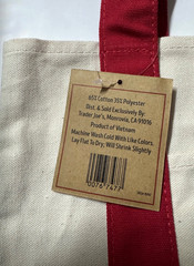 ✳️ Trader Joe’s foldable Mini Size Canvas Tote Bags pretty Total 3sets + 1 free