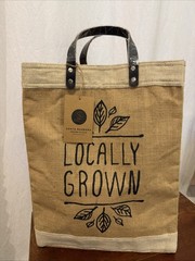 💥Santa Barbara Design Studio Farmer Market Burlap Re~Use Liner💥Large Shopper🌟